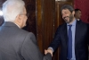 Il Presidente della Repubblica Sergio Mattarella con il Presidente della Camera
