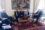 Il Presidente Sergio Mattarella con il Gruppo Misto del Senato della Repubblica in occasione delle consultazioni