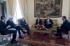 Il Presidente Sergio Mattarella con Gruppi "Lega - Salvini Premier" 