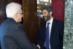 Il Presidente della Repubblica Sergio Mattarella con il Presidente della Camera dei Deputati Roberto Fico