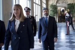 Il Presidente della Camera Roberto Fico al suo arrivo al Quirinale