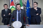La delegazione della “Lega – Salvini Premier” in occasione delle consultazioni