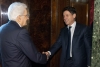 Il Presidente della Repubblica Sergio Mattarella con il Presidente del Consiglio incaricato