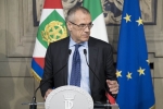 Il Dott. Carlo Cottarelli nel corso delle dichiarazioni in occasione del conferimento dell’incarico