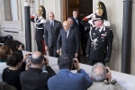 Il Presidente Emerito della Repubblica, Sen. Giorgio Napolitano in occasione delle consultazioni