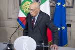 Il Presidente Emerito della Repubblica, Sen. Giorgio Napolitano in occasione delle consultazioni
