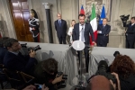 La delegazione di "Fratelli d'Italia", "Forza Italia - Berlusconi Presidente", "