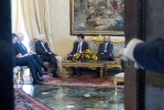Il Presidente Sergio Mattarella con la delegazione del  "Partito Democratico" in occasione delle consultazioni