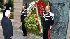 Deposizione del Presidente Sergio Mattarella di una corona di fiori sul monumento dedicato alle vittime sul lavoro