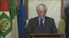 Il Segretario Generale della Presidenza della Repubblica Ugo Zampetti annuncia le dimissioni del Presidente del Consiglio Matteo Renzi
