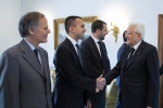 Il Presidente Sergio Mattarella con il Ministro dello Sviluppo Economico Luigi Di Maio in occasione dell'incontro per il prossimo Consiglio Europeo.
