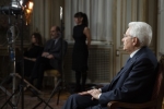 Il Presidente della Repubblica Sergio Mattarella durante il discorso di fine anno.
