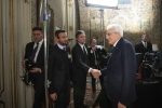 Il Presidente della Repubblica Sergio Mattarella durante il discorso di fine anno.

