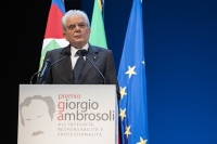 Il Presidente Sergio Mattarella a Milano alla VII edizione del Premio Giorgio Ambrosoli