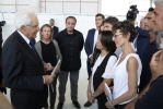  Il Presidente della Repubblica Sergio Mattarella con i familiiari delle vittime del crollo del Ponte Morandi
