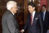 Il Presidente della Repubblica Sergio Mattarella  con il Presidente del Consiglio Giuseppe Conte

