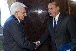  Il Presidente della Repubblica Sergio Mattarella  con Nicola ZINGARETTI, Segretario del “Partito Democratico”, in occasione delle consultazioni