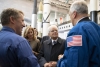 Il Presidente Sergio Mattarella e la  Signora Laura Mattarella al Museo Nazionale dell’Aviazione e dello Spazio, in occasione della Visita Ufficiale negli Stati Uniti d'America 
