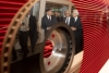 Il Presidente della Repubblica Sergio Mattarella nel corso della visita a Kilometro Rosso