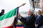 Il Presidente Sergio Mattarella,a Napoli,nel Giorno dell'Unità Nazionale e Giornata delle Forze Armate,consegna decorazioni OMI