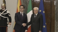 Il Presidente Mattarella incontra il Presidente della Repubblica di Macedonia del Nord, S.E. il Signor Stevo Pendarovski, in visita ufficiale