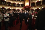 Il Presidente della Repubblica Sergio Mattarella al Teatro Bellini, in occasione della celebrazione dell’80° anniversario di fondazione del Corpo Nazionale dei Vigili del Fuoco
