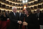 Il Presidente della Repubblica Sergio Mattarella con Luciana Lamorgese, Ministro dell’Interno, in occasione della celebrazione dell’80° anniversario di fondazione del Corpo Nazionale dei Vigili del Fuoco
