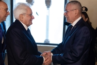 Il Presidente Mattarella con il Presidente Van der Bellen, in occasione della celebrazione dei 100 anni del Trattato di Saint - Germain e il 50° anniversario del "pacchetto per l'Alto Adige" 