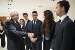 Il Presidente della Repubblica Sergio Mattarella incontra gli studenti in occasione dell’inaugurazione dell’Anno Accademico 2019-2020 dell’Università Bocconi e del Nuovo campus.

