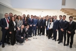 Il Presidente della Repubblica Sergio Mattarella incontra alcuni studenti della Bocconi, in occasione dell’inaugurazione dell’Anno Accademico 2019-2020 dell’Università Bocconi.
