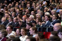 Genova - Il Presidente della Repubblica Sergio Mattarella in occasione del 34° congresso dell’ANM