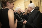 Il Presidente della Repubblica Sergio Mattarella con Liliana Segre,in occasione della Tosca
