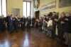 Il Presidente della Repubblica Sergio Mattarella a Palazzo Marino saluta i familiari delle vittime della strage di Piazza Fontana