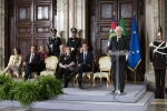 Il Presidente Sergio Mattarella in occasione della cerimonia per lo scambio degli auguri di fine anno con il Corpo Diplomatico
