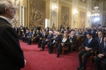 Il Presidente della Repubblica Sergio Mattarella a Palazzo Reale di Palermo,per la seduta solenne in occasione del 40° anniversario della scomparsa del Presidente della Regione Sicilia On.Piersanti Mattarella