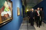 
Il Presidente Sergio Mattarella al Museo della Città visita la mostra “Modigliani e l’avventura di Montparnasse”.
