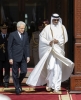 Il Presidente della Repubblica Sergio Mattarella con Sua Altezza l’Emiro dello Stato del Qatar, Tamim bin Hamad Al-Thani in occasione della visita nello Stato del Qatar
