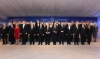 La foto di gruppo in occasione del Pranzo offerto dal Presidente dello Stato di Israele in occasione del 75 anniversario della liberazione di Auschwitz - Birkenau 