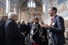 Il Presidente Sergio Mattarella nel corso della visita alla Cappella degli Scrovegni