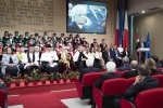 Il Presidente Sergio Mattarella in occasione della cerimonia di inaugurazione dell’anno accademico 2019/2020 dell’Università degli Studi di Teramo 

