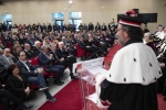 Il Presidente Sergio Mattarella in occasione della cerimonia di inaugurazione dell’anno accademico 2019/2020 dell’Università degli Studi di Teramo 
