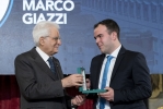 Il Presidente Sergio Mattarella conferisce "motu proprio" l'onorificenza di Cavaliere dell'Ordine al Merito della Repubblica Italiana a Marco Giazzi
