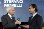 Il Presidente Sergio Mattarella conferisce "motu proprio" l'onorificenza di Cavaliere dell'Ordine al Merito della Repubblica Italiana a Stefano Morelli