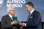 Il Presidente Sergio Mattarella conferisce "motu proprio" l'onorificenza di Ufficiale dell'Ordine al Merito della Repubblica Italiana a Alfredo Murgo