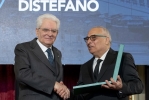 Il Presidente Sergio Mattarella conferisce "motu proprio" l'onorificenza di Commendatore dell'Ordine al Merito della Repubblica Italiana a Giuseppe di Stefano