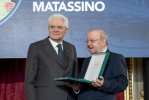 Il Presidente Sergio Mattarella conferisce "motu proprio" l'onorificenza di Commendatore dell'Ordine al Merito della Repubblica Italiana a Donato Matassino