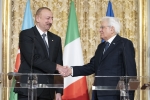 Il Presidente Sergio Mattarella con il Presidente della Repubblica dell’Azerbaigian, S.E. il Signor Ilham Aliyev, al termine delle dichiarazioni alla stampa