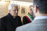 Il Presidente della Repubblica Sergio Mattarella visita il Museo della Resistenza di Sant’Anna di Stazzema, in occasione della cerimonia per il cinquantesimo anniversario del conferimento della medaglia d’oro al valor militare al Comune di Stazzema
