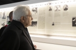 Il Presidente della Repubblica Sergio Mattarella visita il Museo della Resistenza di Sant’Anna di Stazzema,in occasione della cerimonia per il cinquantesimo anniversario del conferimento della medaglia d’oro al valor militare al Comune di Stazzema
