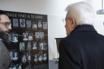 Il Presidente della Repubblica Sergio Mattarella visita il Museo della Resistenza di Sant’Anna di Stazzema, in occasione della cerimonia per il cinquantesimo anniversario del conferimento della medaglia d’oro al valor militare al Comune di Stazzema
